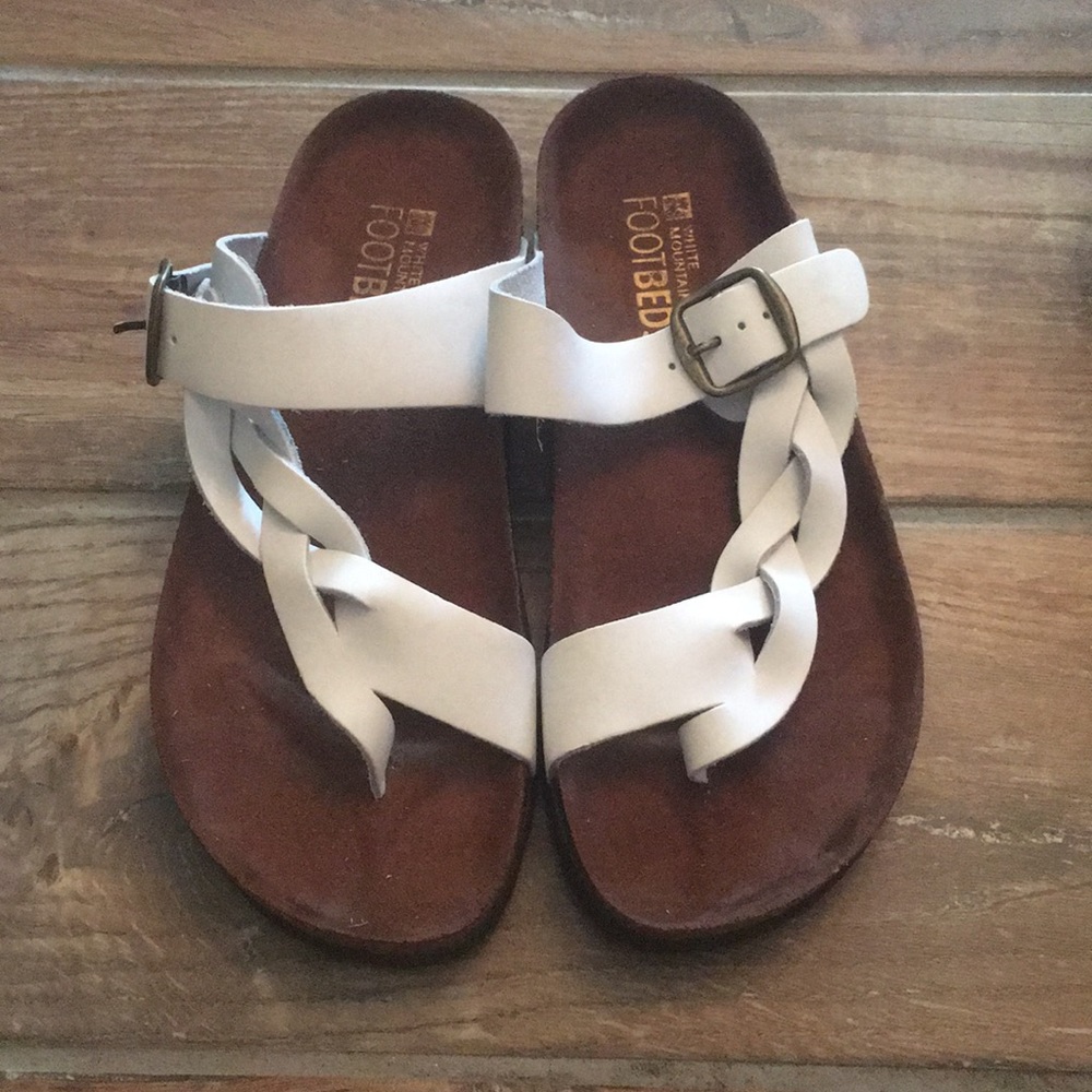 White Mountain footbed sandals